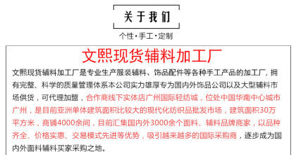 手工釘珠的藝術 文熙新款菠蘿配件引領紡織輔料新風尚